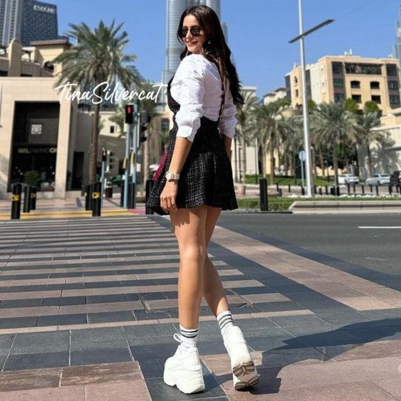 BLOGGER'S FAVE! Zara Contrasting Tweed Mini Dress NWT - Picture 16 of 16